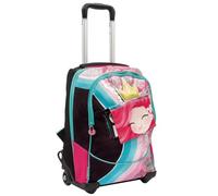 GOPOP 2022 Trolley 2 Ruote Princess, per chi si sente dolce, sognatrice e magica, con schienale imbottito-rinforzato, carrello con ruote rinforzate, copriruote sagomato, GG9L1200, Giochi Preziosi