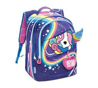 Go pop - zaino estensibile round con cerniera - unicorn