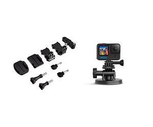 GoPro AGBAG-002 Kit Supporti Assortiti, Nero & Suction Cup+ Fissaggio, Nero/Antracite