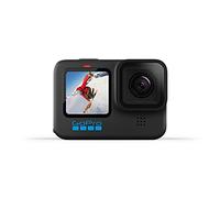 GoPro HERO10 Black - Action Camera impermeabile con LCD anteriore e schermi posteriori touch, Video Ultra HD 5.3K60, Foto da 23 MP, Streaming live 1080p, Webcam, Stabilizzazione