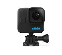 GoPro HERO11 Black Mini - Fotocamera d'azione impermeabile compatta con video Ultra HD 5.3K60, immagini fisse da 24,7 MP, sensore di immagine da 1/1,9", streaming live, stabilizzazione