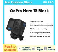 GoPro Hero13 Fotocamera sportiva nera Impermeabile e anti-vibrazione Ciclismo Video 5.3K Videocamera sportiva dal vivo Go Pro Hero 13