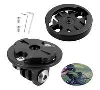 Gopro, supporto per computer da bicicletta per Garmin - Adattatore universale combinato per Gopro, adatto per supporto bici Garmin Edge, supporto per bicicletta per fotocamera, supporto luce