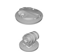 GoPro to Garmin Mount Adapter with Secure Lock System - Dual Piece