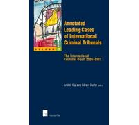 Goran Sluiter Annotated Leading Cases of International Criminal Trib (Tascabile)