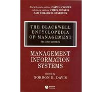 Gordon B. Davis The Blackwell Encyclopedia of Management, Man (Copertina rigida)