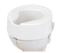 Gordon Ellis Ashby Standard - Seduta per WC, 15 cm, colore: bianco