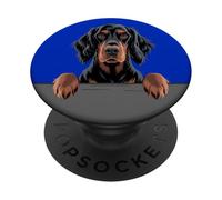 Gordon Setter Carino Sbirciando Nero e Tan Gordie Dog PopSockets PopGrip Adesivo
