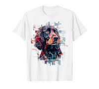 Gordon Setter - Decorazione geometrica per animali domestici, motivo: Gordon Maglietta