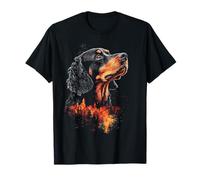 Gordon Setter Dog Graphic Pet Illustrazione Gordon Setter Maglietta