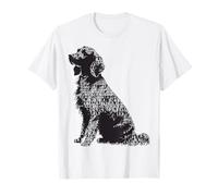 Gordon Setter Dog Motif Pet Illustrazione Gordon Setter Maglietta