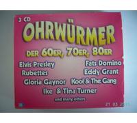 Gore,Jan & Dean,Tokens,Supremes,Troggs,Dee,Dozy,Beaky,Mich,Tich,Drifters,Vinton,King,Presley,Domino,Marvelettes,Ocean,Archies,Bolan,Swan,Tremeloes,Turner,Gang,Pet Boys,Grant - Ohrwürmer der 60er,70er,80er (3er Box)