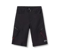 GORE WEAR C3 Trail Shorts, Pantaloncini Uomo, Nero Rosso, XL