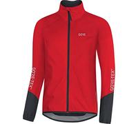 GORE Wear C5 Giacca da ciclismo per uomo GORE-TEX, M, Rosso/Nero