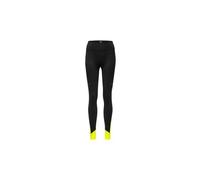 Gore wear concurve thermo donna long running legging nero giallo