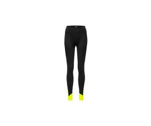 Gore wear concurve thermo donna long running legging nero giallo