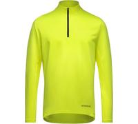 Maglia GOREWEAR Everyday Quarter Zip manica lunga giallo neon - M