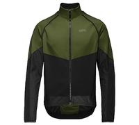 Giacca GOREWEAR Phantom GORE-TEX INFINIUM™ maniche rimovibili verde oliva scuro nero - XL