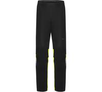 Pantaloni lunghi GOREWEAR Glidewheel GORE-TEX Paclite senza fondello nero giallo - S
