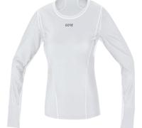 GOREWEAR M WINDSTOPPER® Base Layer Thermo Maglia manica lunga Donna, Light Grey / White, 44