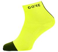 GORE WEAR M Light, Calzini Medi Traspiranti Unisex - Adulto, Giallo/Nero, 44-46