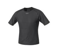 T-shirt Gore Wear Windstopper Base Layer manica corta nero - M