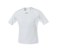 T-shirt Gore Wear Windstopper Base Layer manica corta grigio bianco - XL