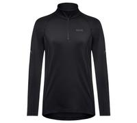 GORE WEAR M Mid Long Sleeve Zip Shirt, Maglia Zip Donna, Nero, 38