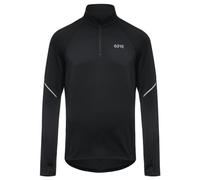 GORE WEAR M Mid Long Sleeve Zip Shirt, Maglia Zip Uomo, Nero, S