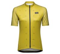 Maglia manica corta donna gore wear daily giallo nero