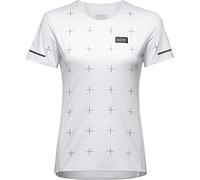 GORE WEAR Maglia a Maniche Corte da Corsa da Donna Contest Daily, 34, Bianco