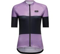 GORE WEAR Spirit Stripes Jerseys, Maglia Donna, Scrub Viola Blu Orbita, 44
