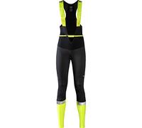 GORE WEAR Salopette Termica da Donna Ability Thermo Bib Tights+, GORE-TEX INFINIUM, 40, Nero/Giallo (Black/Neon Yellow)