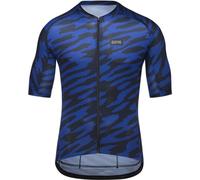 GORE WEAR Spirit Organic Camo Jerseys, Jerseys Uomo, Orbit Blue/Ultramarine, M