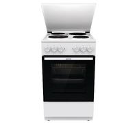 Gorenje GE5A23WH - Fornello da 74 litri, PerfectGrill, Pizza Mode 300°C, AquaClean, Made in Europe, colore: Bianco