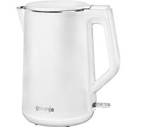 Gorenje K15DWW - Bollitore elettrico, 1,5 l, 2200 W, colore: Bianco