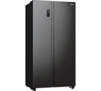 Gorenje NRR 9185 DABXL Side by Side Frigorifero Frigorifero, EEK D, Convert Active, No Frost Plus, Multi Flow Cooling, Fast Freeze, LED Display Compressore, Nero
