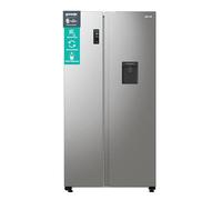 Gorenje NRR 9185 EAXLWD Side by Side Frigorifero Frigorifero, Made in Europe, EEK E, NoFrostPlus, Compressore Inverter Crisp Zone, ConvertActive Zone, FastFreeze, 178,6 cm, Acciaio Inox