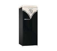 Gorenje Retro Collection OBRB 615 DBK Retro - Frigorifero congelatore / 152,5 cm/FrostLess/Raffreddamento veloce/FreshZone/FastFreeze/Frigorifero 225 l/congelatore 22 l Nero