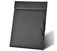 GORESE Portablocco A4 in Pelle, formato A4 Portablocchi Cartella Clipboard Menù con clip magnetica e clip a penna, per conferenze, ufficio, aula, ristorante, bar, caffetteria