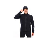 Giacca termica ibrida da running gore wear concurve nero per uomo