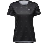 Maglia gore wear context daily a manica corta da donna nero