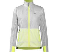 GOREWEAR Drive Giacca Donna, White/Neon Yellow, 40