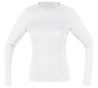 GOREWEAR M Donna Base Layer Maglia a manica lunga, White, 40