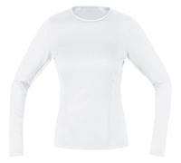 GOREWEAR M Donna Base Layer Thermo Maglia a manica lunga, White, 38