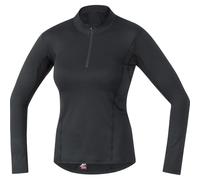 GOREWEAR M Donna Base Layer Thermo Maglia con colla alto, Black, 34