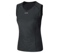 GOREWEAR M Donna GORE® WINDSTOPPER® Base Layer Maglia senza maniche, Black, L