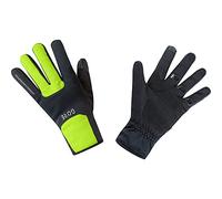 GOREWEAR M GORE® WINDSTOPPER® Thermo Guanti, Black/Neon Yellow, 11