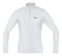 GOREWEAR M GORE® WINDSTOPPER® Base Layer Thermo Maglia colla alt, Light Grey/White, XXL