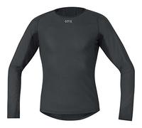 GOREWEAR M GORE® WINDSTOPPER® Base Layer Thermo Maglia manica lunga, Black, XXL